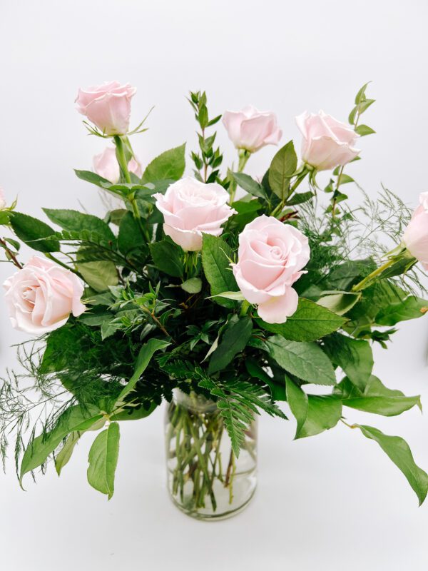 Dozen Pink Roses